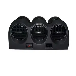 Center Dash A/C Air Vent Outlet Panel For Nissan Altima 2007 2008 2009 2010 2011 2012 Air Conditioner Outlet Grille Replaces E771-5111E100 With Emergency Switch-Black