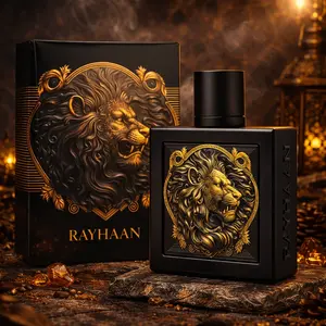 Rayhaan Lion Eau de Parfum for Men, 3.4 Ounce