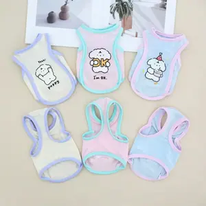 Cat and dog cool breathable cooling clothing pet summer cool clothes comfortable cool vest Teddy corgi