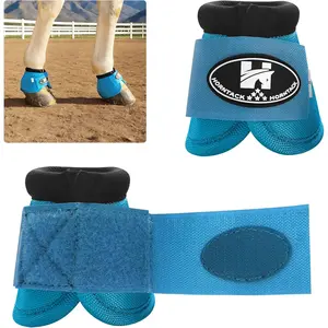 Boots for Horses, Comfortable Fit Horse  Boots for Outdoor , Professional Choice  Sprains, Convenient Hook and Loop Design (Pacific, XL)