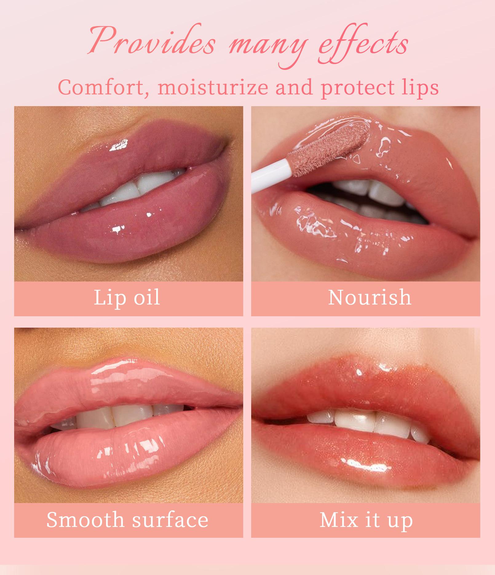 BOGO Alert 2-Count Lip Glow Oil Lip Stain Glossy Tinting Long Lasting Moisturizing Hydrating Plump Transfer Proof Lip Care Makeup