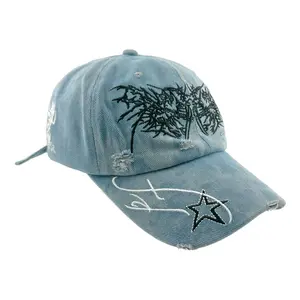 Amsterdam Hat | Cyber Sigilism | Denim