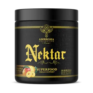 Ambrosia Nektar Superfood Powder | Plant-Based Greens Blend | 13 Superfood Ingredients | Daily Powder Formula | 30 Servings