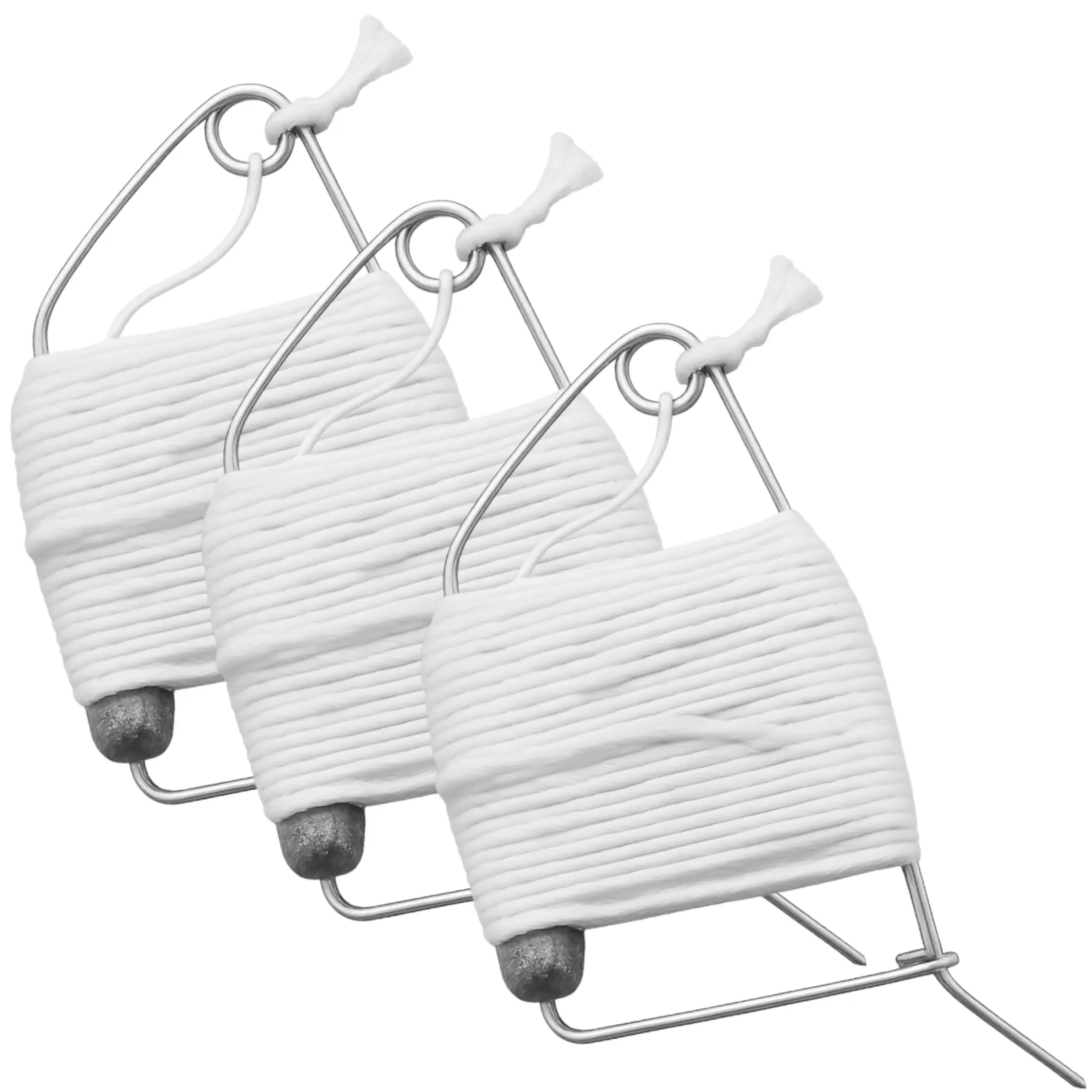 Airfly Blue Crab Throw Line - 30ft Cotton Hand Line with Bait-Lock Pin and Sinker - Chicken Necking Drop Line for Pier, Dock and Bridge - Designed in USA