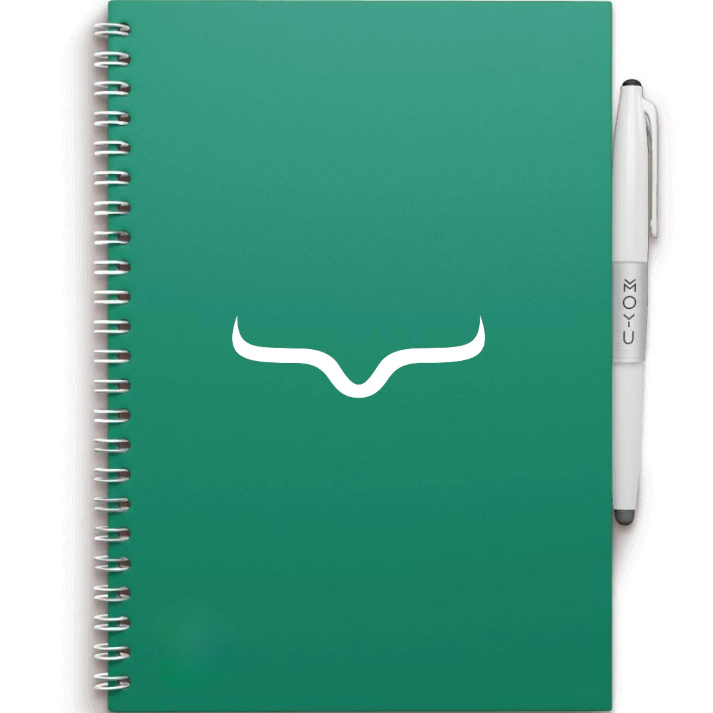 Minimalist Bull Horns Sticker – Western Ranch Cowboy Vinyl Decal for Cars, Trucks, and Laptops