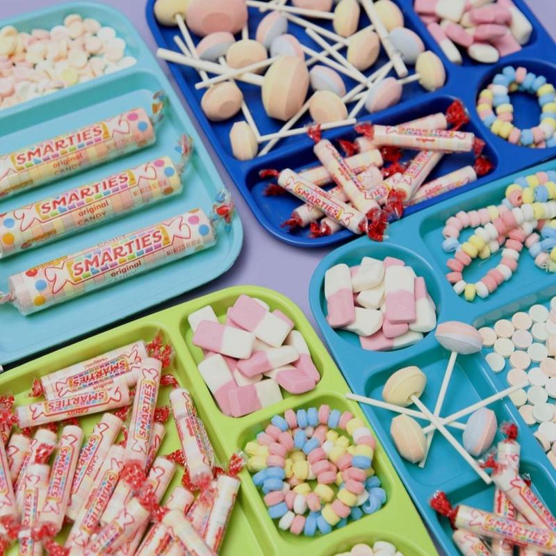 Smarties Lollies | Gluten Free Peanut Fat Free Assorted Fruity Flavors Low Calories Perfect for Halloween Parties Made by US Candy Company Since 1949-34 oz 120 Count Lollipops holiday gift