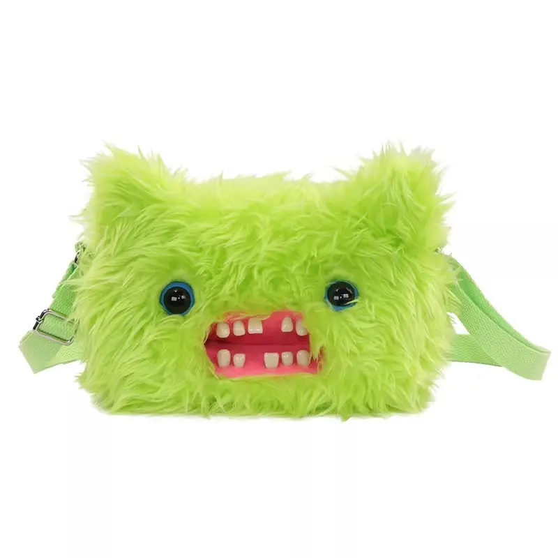 Fuggler Big Head Series Crossbody Bag with Cute Fang Monster Figure Plush Trendy Pink Fur for Trendsetters Adorable Furry Accessory(Limited to 10 items per day at midnight. Available while supplies last.) Fuggler Big Head Series Crossbody Bag with Cute Fang Monster Figure Plush Trendy Pink Fur for Trendsetters Adorable Furry Accessory(Limited to 10 items per day at midnight. Available while supplies last.)