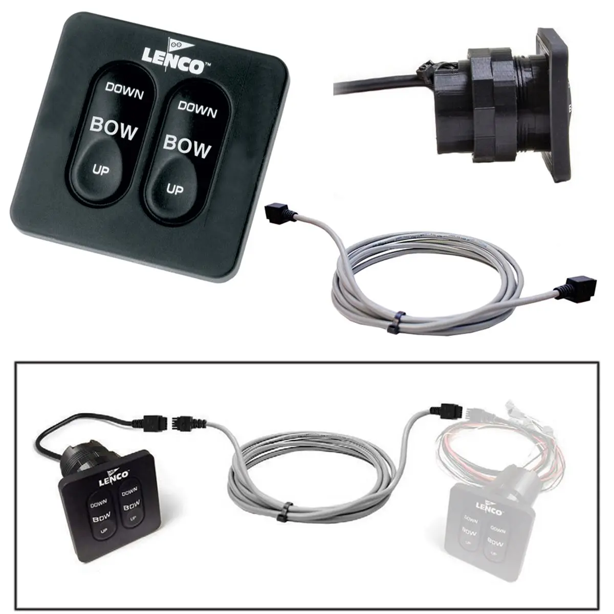 Lenco Marine  10 ft. Flybridge Kit - Standard Key Pad for All-In-One Integrated Tactile Switch