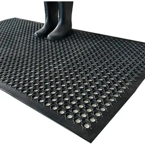 Anti Slip Heavy Duty 60 x 35 Rubber Floor Mats, Drainage Rubber Mat for Restaurant Commercial Kitchen Garage Garden Indoor Outdoor Industrial Pool Entrance Bar Wet Area