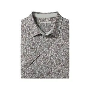 Camo Hunters Hideaway Printed Polo - Ridgeline