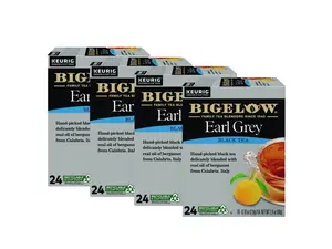 Bigelow 5000363675 Earl Grey Tea K-Cup Pack - 24/Box - 4 Box/Carton