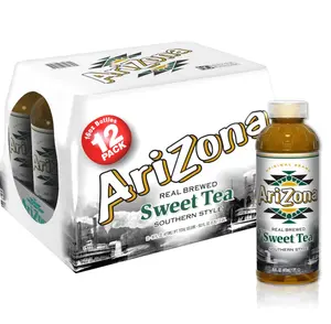 AriZona Sweet Tea - Southern Style Premium Brewed Tea, 16 Fl Oz (Pack of 12)