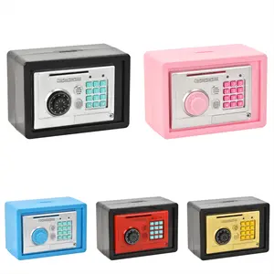 Kids Electronic Safe Box Toy Piggy Bank with PIN Lock, Multicolor Children’s Money Saving Toy for Home Play, Perfect Gift for Christmas, Birthday & Festivals, Electronic Coin Bank