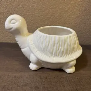 Turtle Ceramic Planter Turtle Ceramic Planter