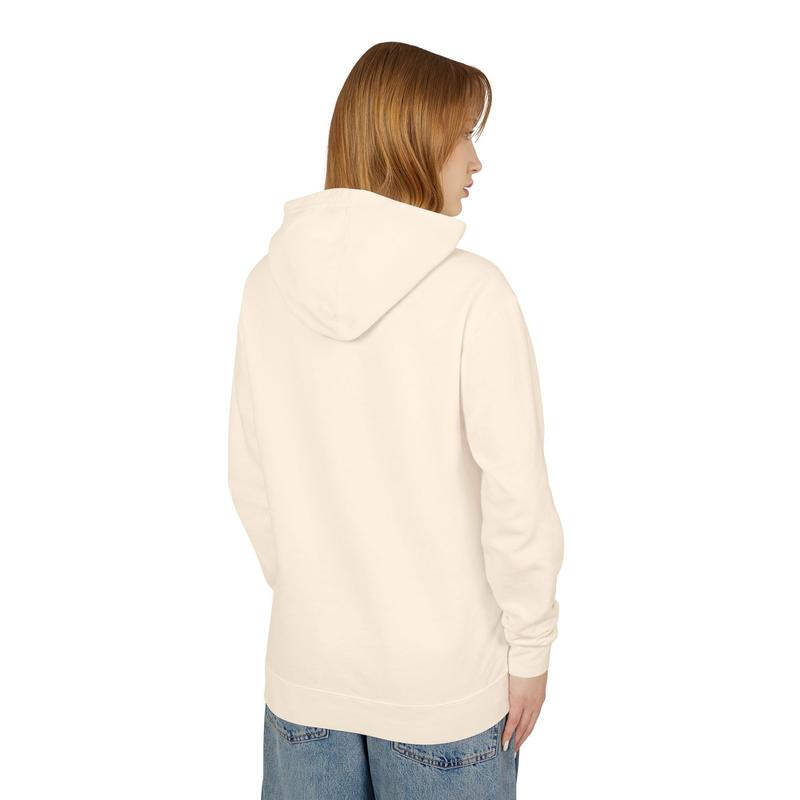 Avy Dog Hoodie — Minimal Swiss Cross Lightweight Pullover
