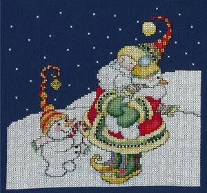 December Hugs Counted Cross Stitch Leaflet