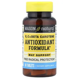 Mason Natural Vitamins E, C & Beta Carotene, 60 Tablets