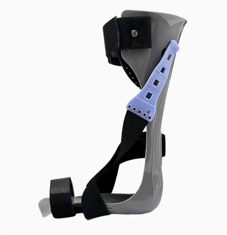 Ankle and Leg Fixation Brace, Adjustable Ankle Stabilizer Support Strap for Sprain Protection, Wearable Foot Drop Orthosis for Walking, Comfortable Ankle Support Brace for Daily Mobility, Stability Training and Outdoor Activities
