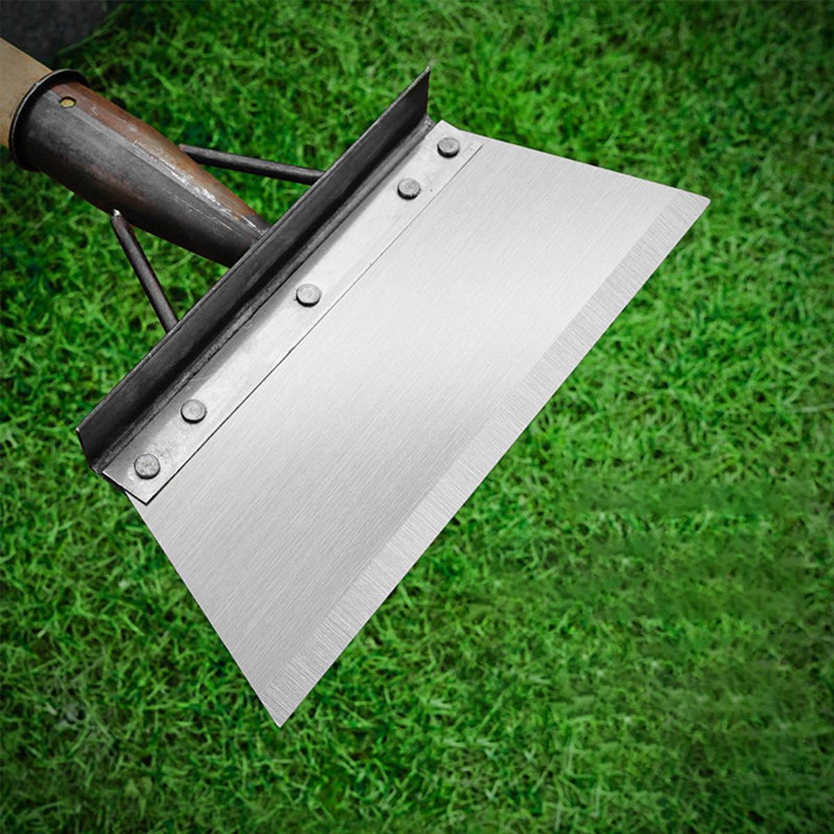 Multifunctional Heavy-Duty Garden Flat Shovel, Stainless Steel Snow Ice Scraper, Long Handle Floor Weeding Scraper for Lawn Edging, Snow Removal & Garden Cleaning Multifunctional Heavy-Duty Garden Flat Shovel, Stainless Steel Snow Ice Scraper, Long Handle Floor Weeding Scraper for Lawn Edging, Snow Removal & Garden Cleaning