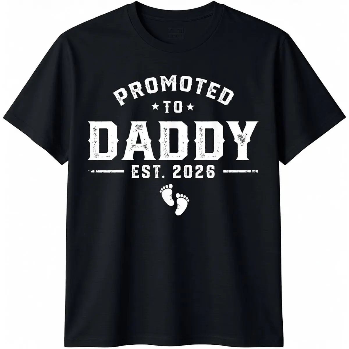 Men's Pure Cotton Round Neck Graphic Short-Sleeve T-Shirt - Daddy-Themed Casual Tops for Expectant Fathers (2026 New Dad Apparel), Shortsleeve, Tshirt