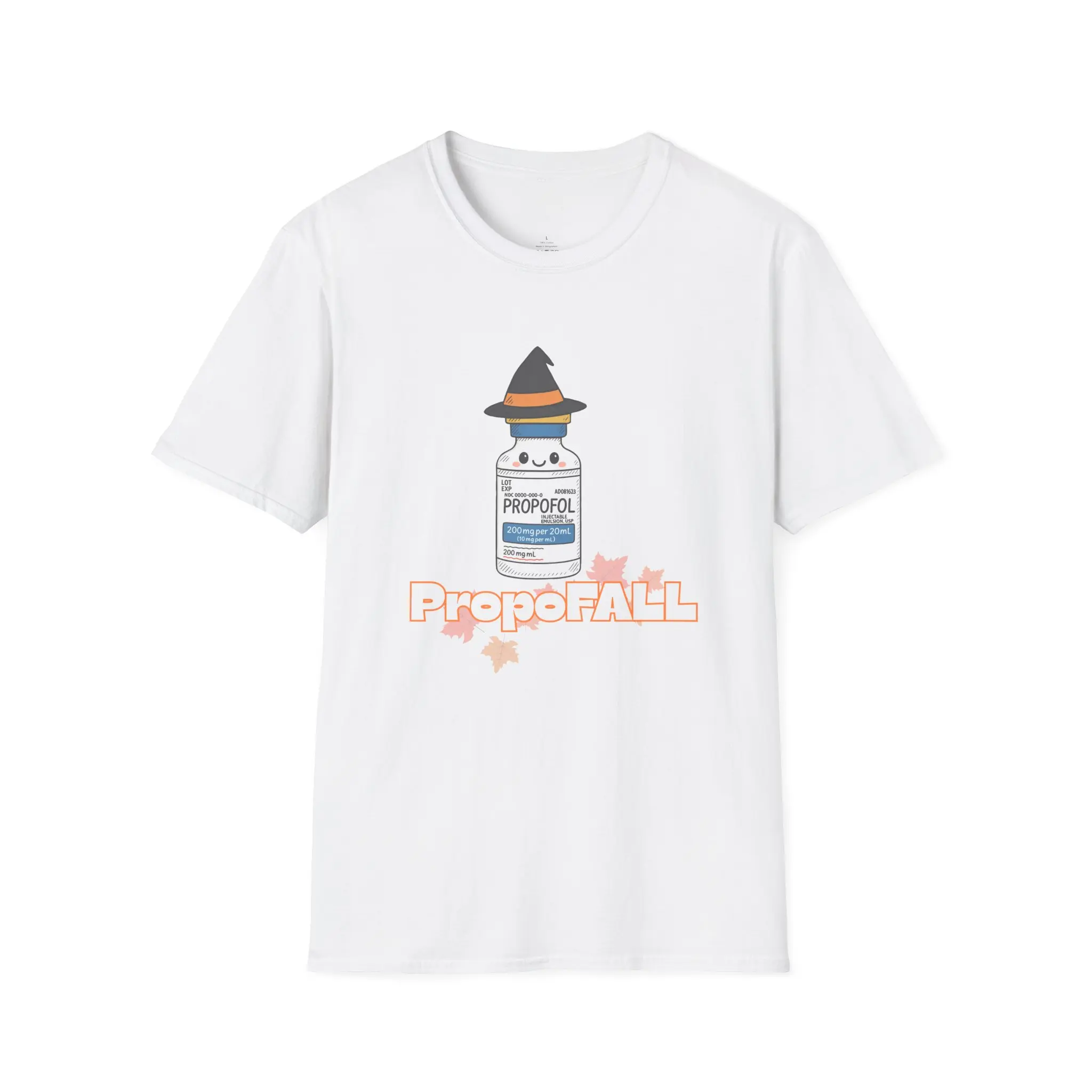Propofol Fall - Funny Anesthesia Fall Autumn Pun Shirt for CRNAs, Anesthesiologists, Nurses & Med Students