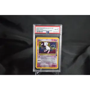 Mew Black Star Pomo Holo PSA 8 WITH SWIRL