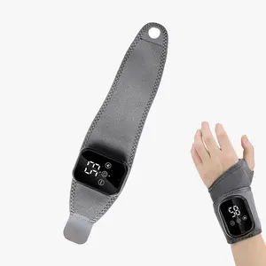 Wrist Revival Triple Therapy Massager - 3-in-1 kneading, pressure vibration, and heating hand massager; cordless portable heated foot spa suitable for home/office/travel use; at-home hand care, office comfort, stylish equipment with compact design and dur