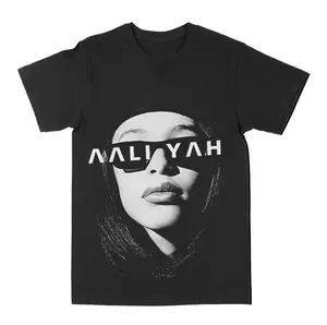 Aaliyah Shades Vintage Graphic Tee, Queen Of R&B Bootleg Rap Tshirt, Hiphop Music Unisex 90s graphic tees