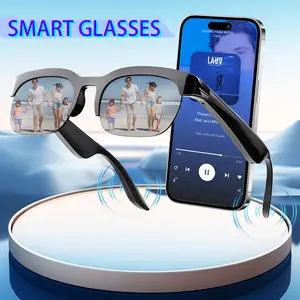 Smart Glasses, Wireless Bluetooth Smart Glasses for Music & Calls, with Mic & Speaker, Creative Smart Sports Sunglasses, Unisex