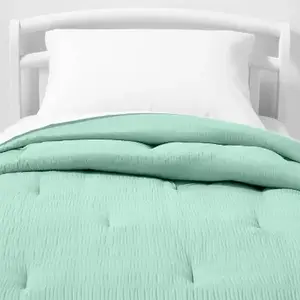 Toddler Seersucker Comforter Set Mint - Pillowfort