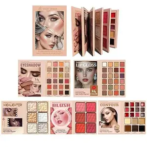 All-In-One Fashion Makeup Palette 78 Eyeshadows, Lip Glosses, Highlighters, Blush Contour - Vibrant Pigmented Formulas for Versatile Daily Glam Looks - Perfect Multi-Use Beauty Kit for TikTok Creators & Makeup Enthusiasts