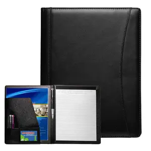 Natico Originals  12.5 x 9.75 in. Ring Binder Portfolio, Black