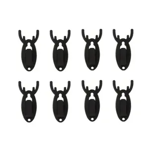 8pack Deer Head Wall Hooks, Vintage Metal Wall Decor, Bathroom Bedroom Balcony, Includes Screws for Hanging, Durable and Compact, Wall Mount Organizer, Home Organizer Hook, Wall Mounted Holder