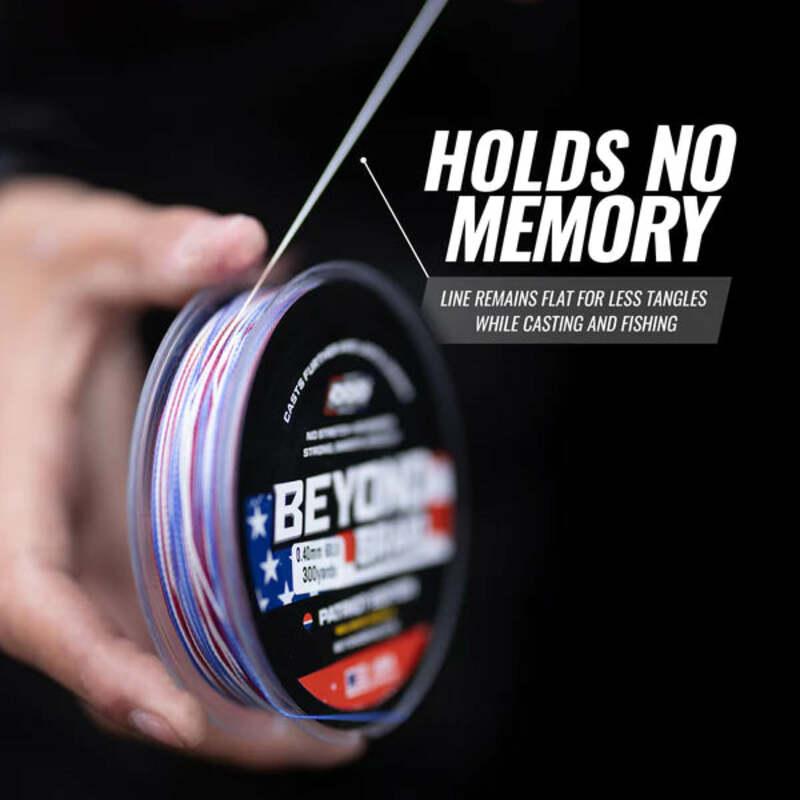 Braided Fishing Line - 300 Yards, Pro Grade Performance for Saltwater & Freshwater- Beyond Braid Braided Fishing Line - 300 Yards, Pro Grade Performance for Saltwater & Freshwater- Beyond Braid