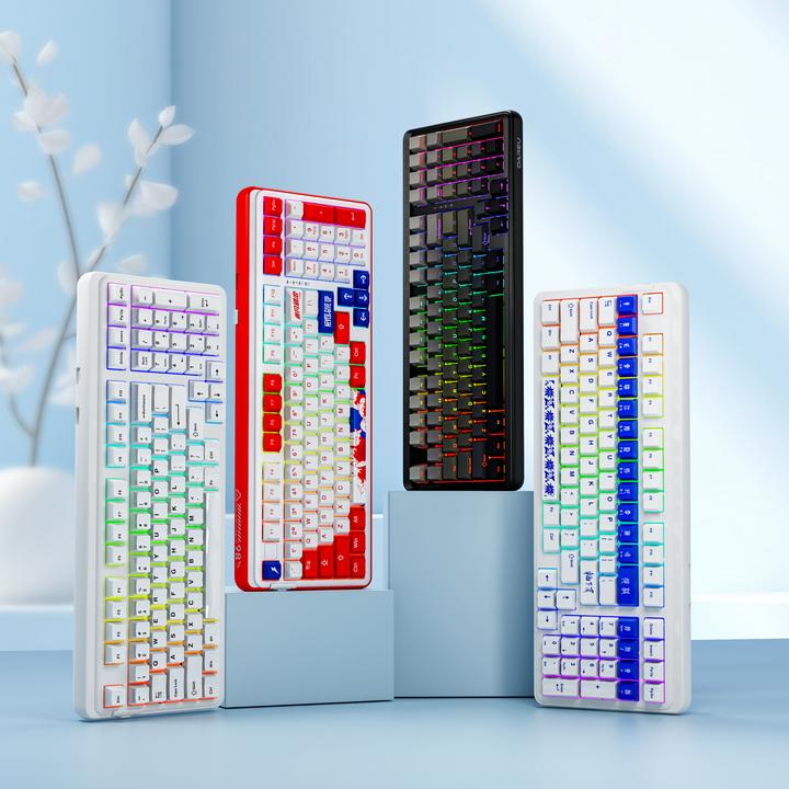 DAREU A98  | Wireless Gaming Keyboard with Side Printed Keycaps