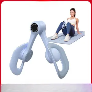 Medical-Grade Pelvic Floor & Thigh Trainer - Adjustable Resistance (15-50 lbs) for Inner Thigh Toning, Postpartum Recovery & Bladder Control Pilates Kegel Device w/Ergonomic Contour, Home Use Guide Ankle Band Set Hip and Leg Training