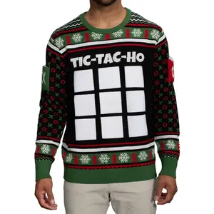 Tic Tac Ho Festive Gamewear Ugly Christmas Sweater