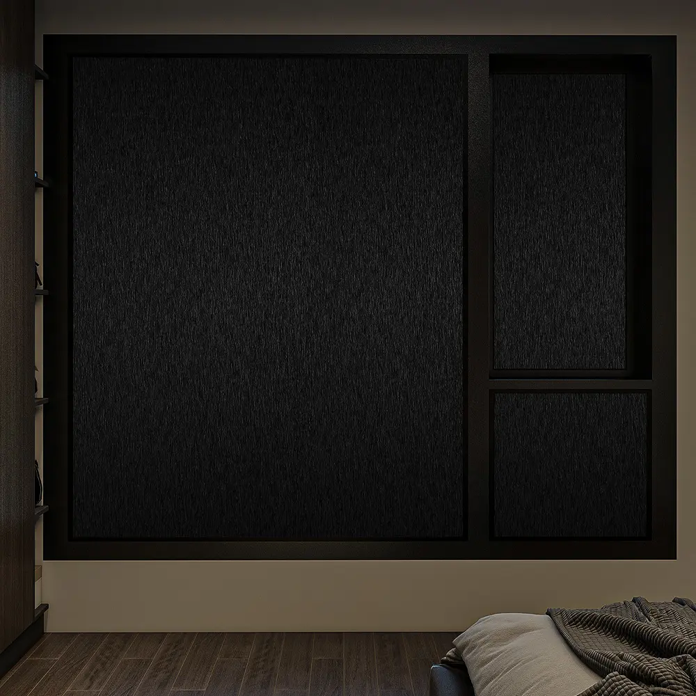 Vinyl Window Film (44.5x200cm), Window Privacy Films, Privacy Crystal 100% Light Blocking, Anti-Static UV Protection, Self-Adhesive for Bedroom Living Room Dormitory