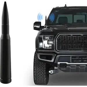 Car Antenna Compatible with Ford F150 F250 F350 Super Duty Ford Mustang Raptor Truck for Enhanced Signal Stability and Waterproof Replacement Onboard Antenna (Matte Black)