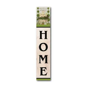 Courtside Market Welcome Spring Home 7" x 40" Porch Sign