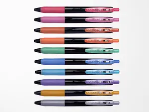 Zebra Sarasa Decoshine Metallic Retractable Clip Gel Pen