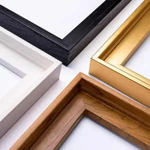 8x12 Canvas Floater Frame, Floater Frame for 0.6"-0.9" Deep Canvas Painting, Floating Frames for Oil Paintings, Painting Frames Kit(8"x12", Black)