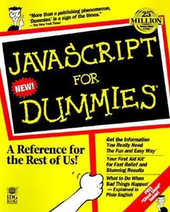 USED-JavaScript For Dummies? by Emily A. Vander Veer (Paperback)