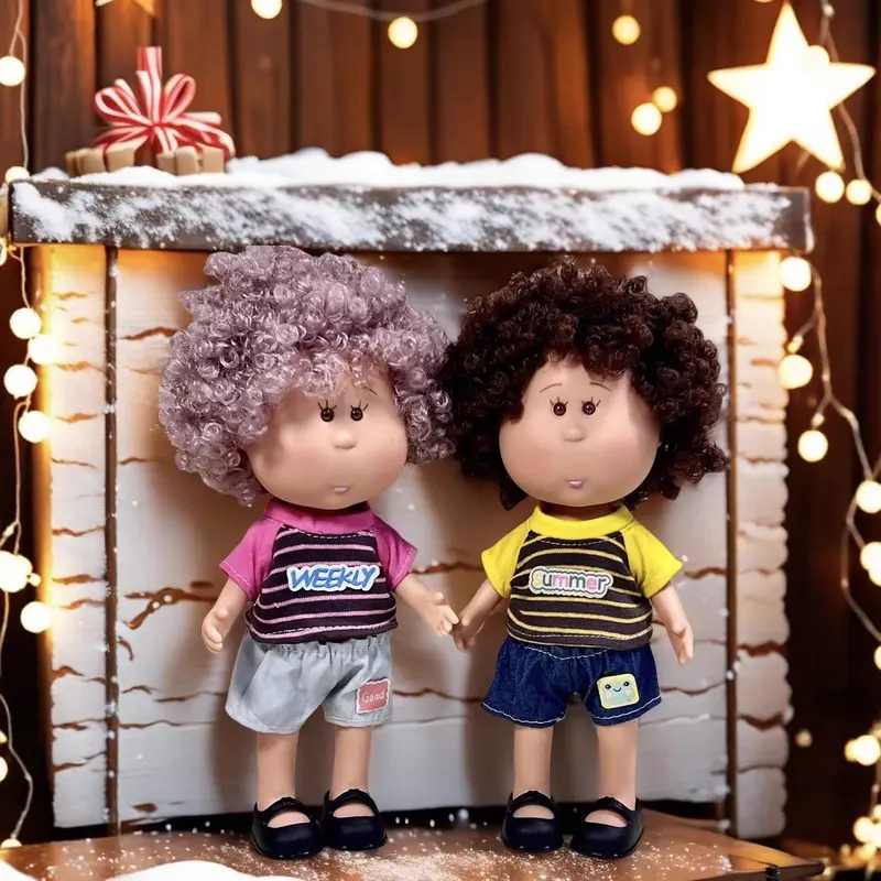 24cm Spanish Potato Doll Mia Toy Set, Bjd Dolls Soft Plastic Girl Toys, Perfect Gift for Kids, High-Quality Playthings