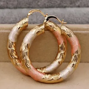 1pair O-Shaped Leverback Hoop Earrings Perfect for Any Occasion