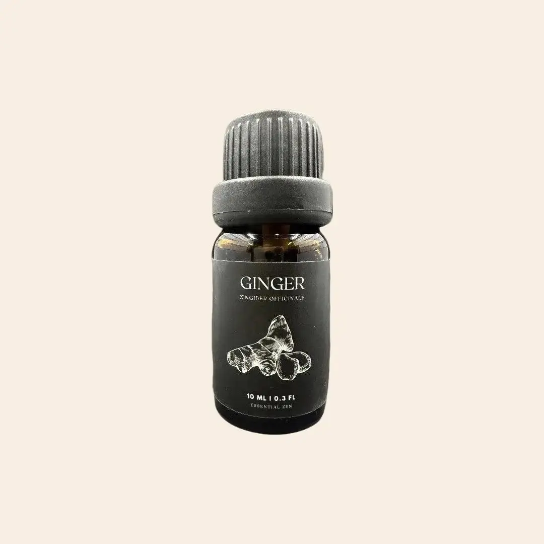 Essential Zen Pure Ginger Essential Oil for Aromatherapy and Wellness - Fitness, Health