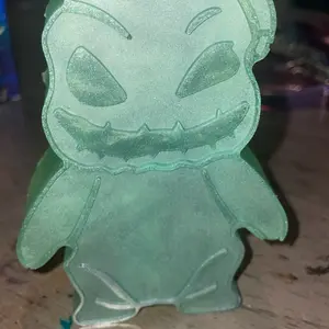 Ooogie boogie from nightmare before Christmas movie. Hand crafted from epoxy resin.