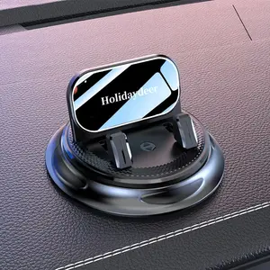 Full 360 Degree Rotatable Car Phone Stand, Multi-Angle Adjustable Universal Car Phone Mount, Hands-Free Stable Bracket for Navigation & Daily Commute Travel