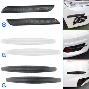 2 Pack Bumper Guard Strip - Anti-Collision Patch Car Bumper Guard Strip - Front and Rear Bumper Protector for Car Vehicle Exterior Decoration