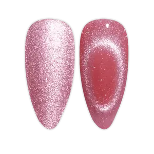 DIVA 9D Cat Eye Gel Polish, UV Cured, #29 Wanna Be Yours - 1 Nail Purrfect Look Nail Art Decoration Accessory